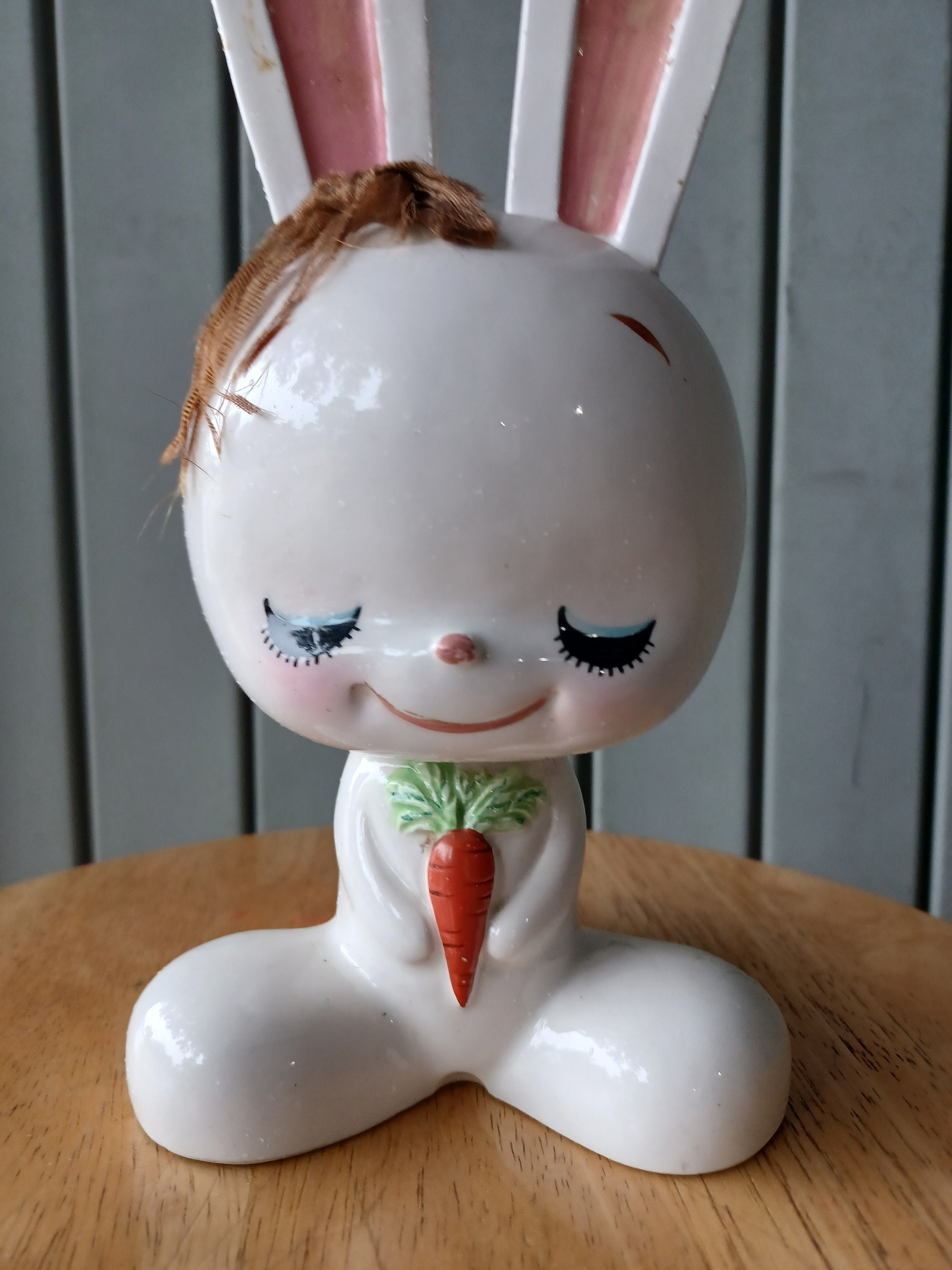 セール ヴィンテージ キッチュ 大きなウサギの貯金箱 内藤ルネ 日本