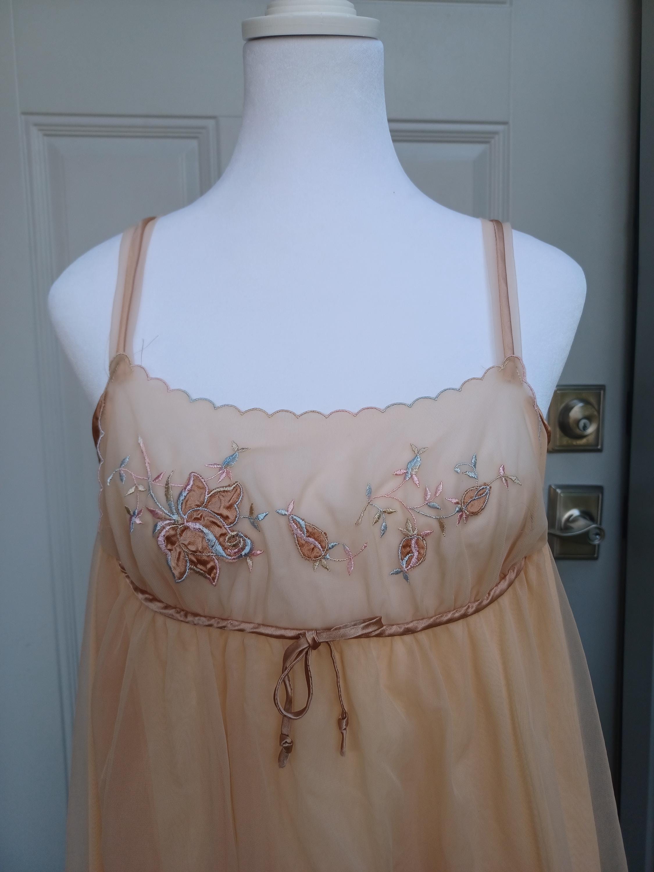 Embroidered Nightie - Etsy