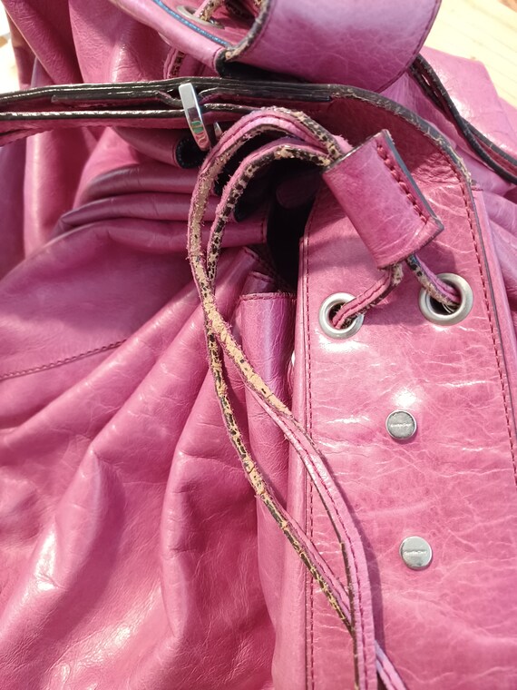 Sale Givenchy Dark Pink Fuschia Soft Leather Slouchy Pumpkin Bag
