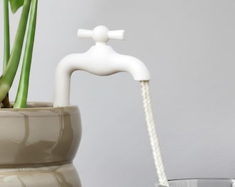GRIFO DE AGUA PARA PLANTAS - Grifo autoalimentador de agua, alimentación, alimentador TapWire, grifo de riego, riego automático, maceta, riego para varias macetas