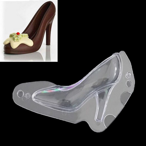 Large size high heeled shoes 3d modeling plastic mold Fondant cake mould Chocolate mold Food mold for cakechocolate diy making supplies Large size high heeled shoes 3d modeling plastic mold Fondant cake mould Chocolate mold Food mold for cakechocolate diy making supplies