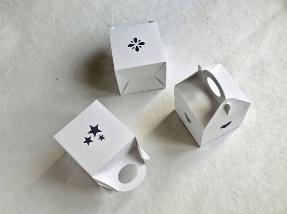 Items similar to cube paper folding box cut 2.5x2.5x2.5inch - set of 6 ...