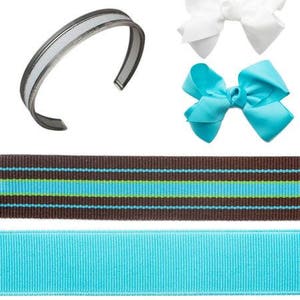 Girls Headband - Turquoise Headband - Interchangeable Headband - Comfortable Headband - Headbands with Bows - Headbands for Girls - Headband