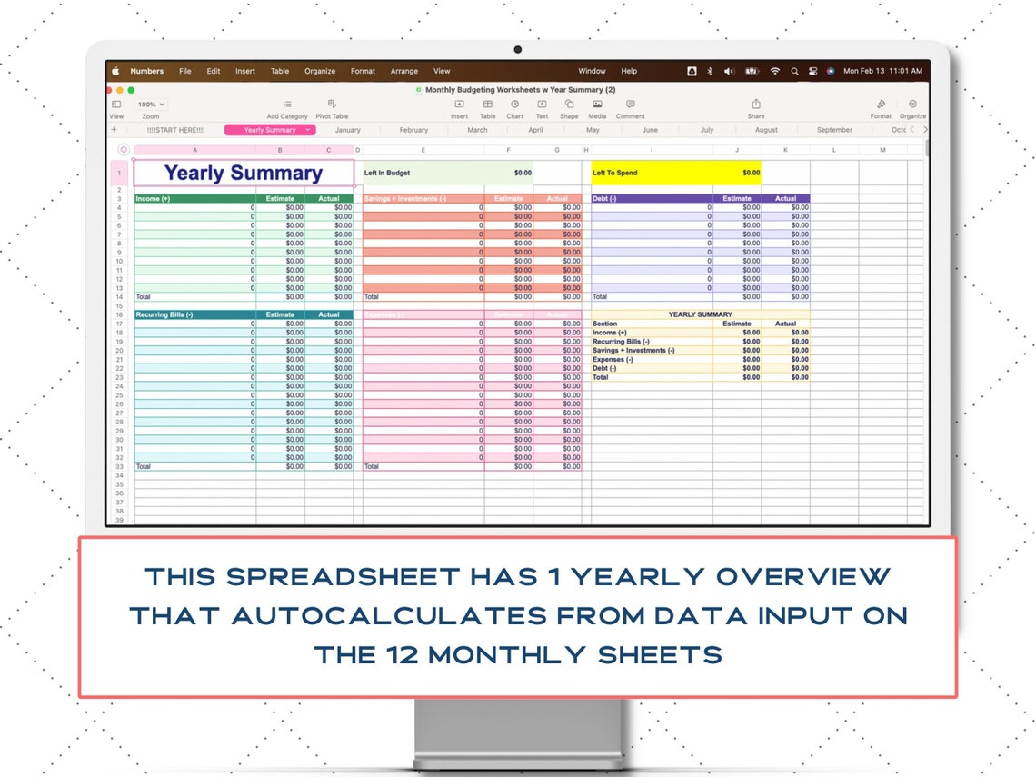 Apple Numbers Budget Template Simple Budget Spreadsheet Personal Apple Numbers Budget Template Simple Budget Spreadsheet Personal