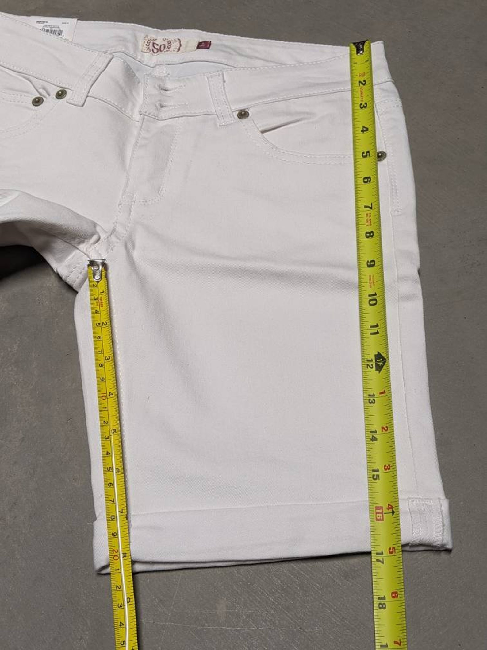 Custom Flag Pocket Shorts size 9 Women's cuffed | Etsy