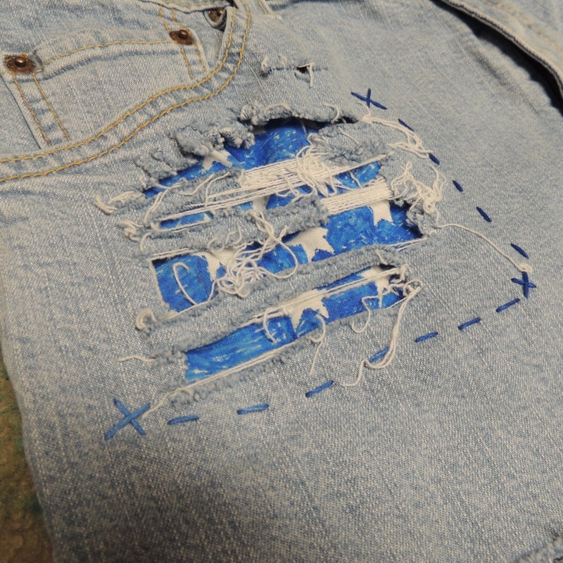 Mad About Mini Painted Stripe Short main image 0