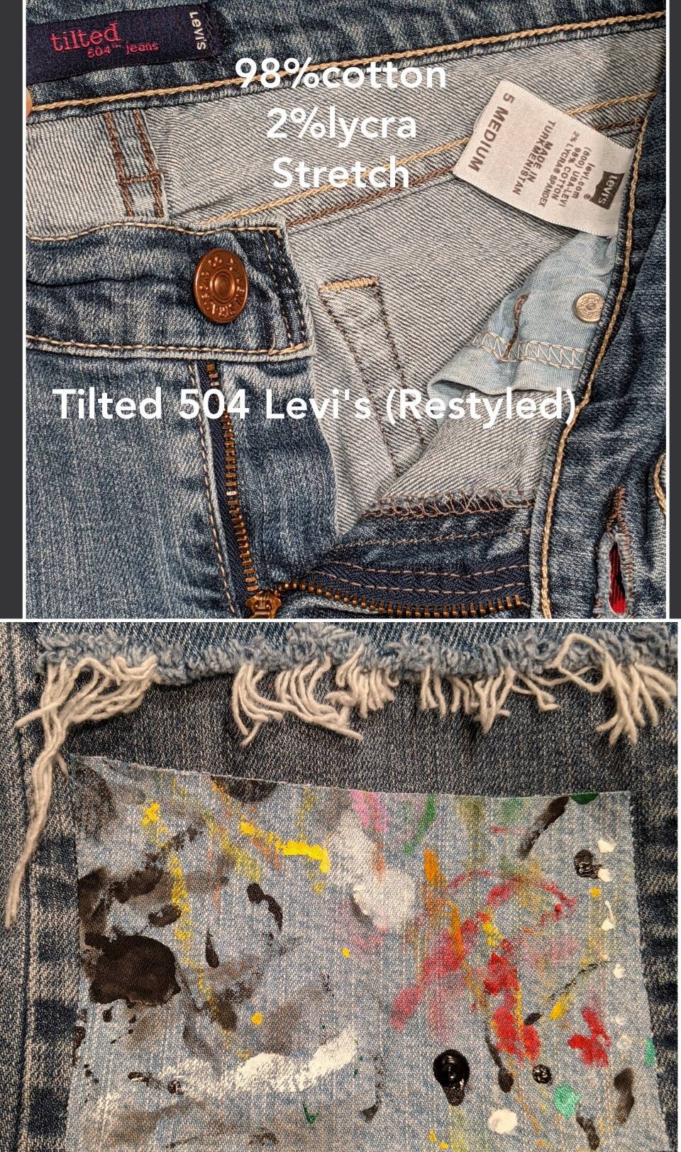 Levis tilted 504 jeans sale