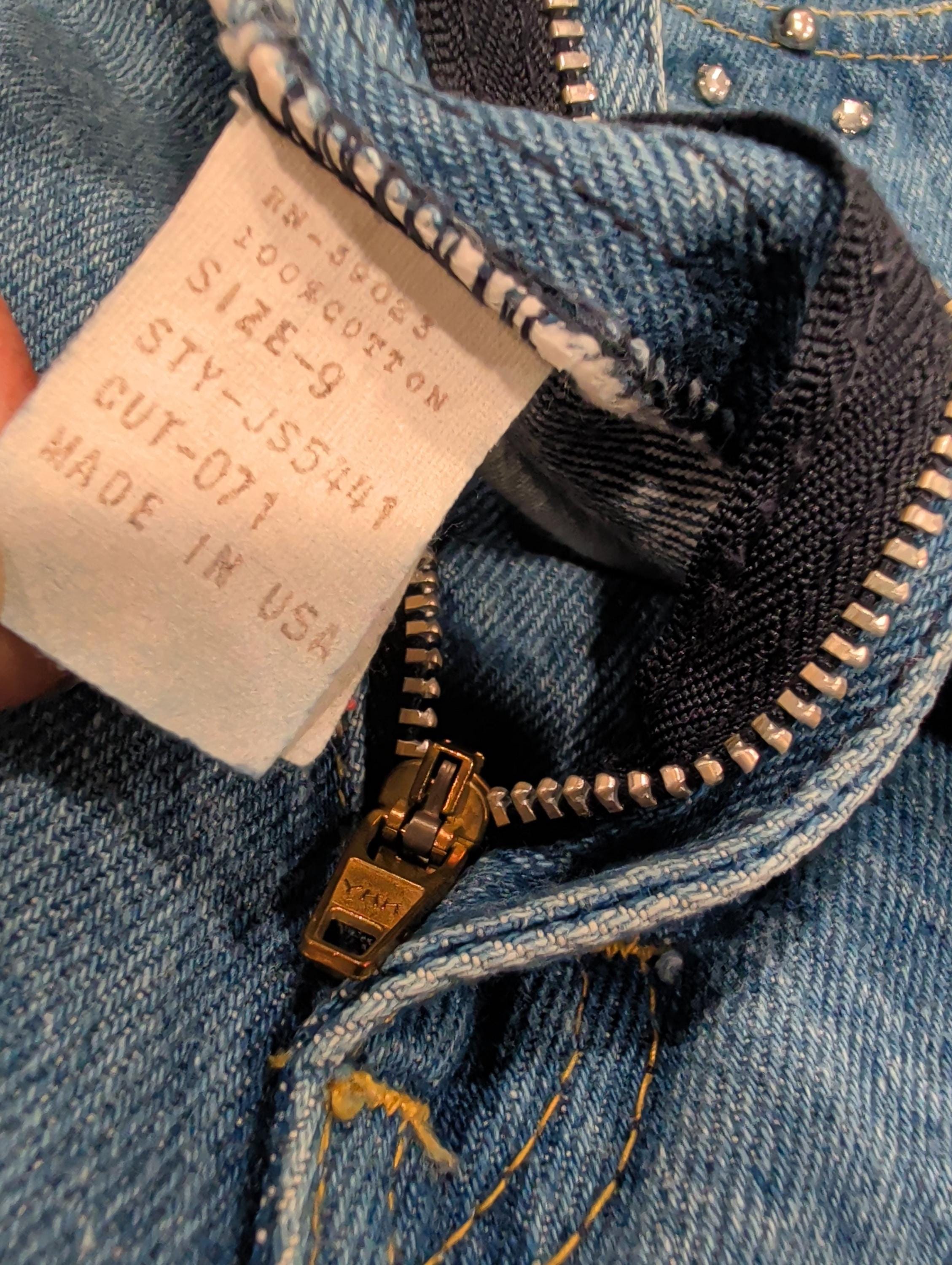 Vintage Action West Jeans Tag Size 9 - 26 Waist - Etsy