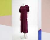 Vintage Marimekko Tasaraita striped maxi dress striped night gown striped midi dress