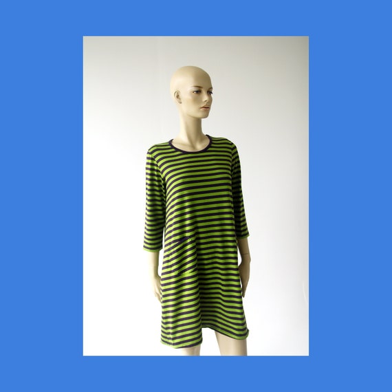 Marimekko vintage striped cotton dress - tunic