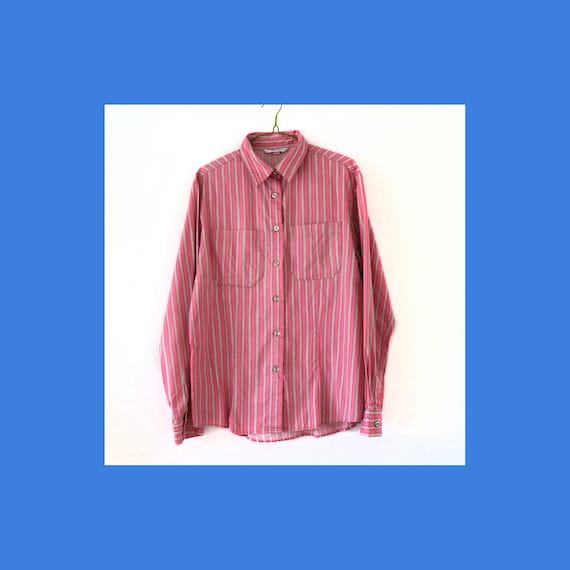 Vinage Marimekko Jokapoika vintage pink cotton shi