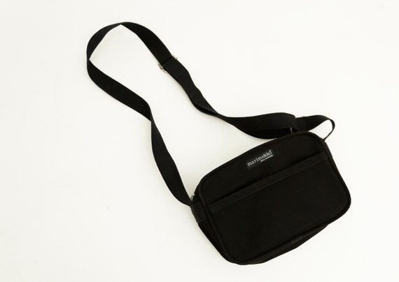 Marimekko logo crossbody cotton bag / vintage canv