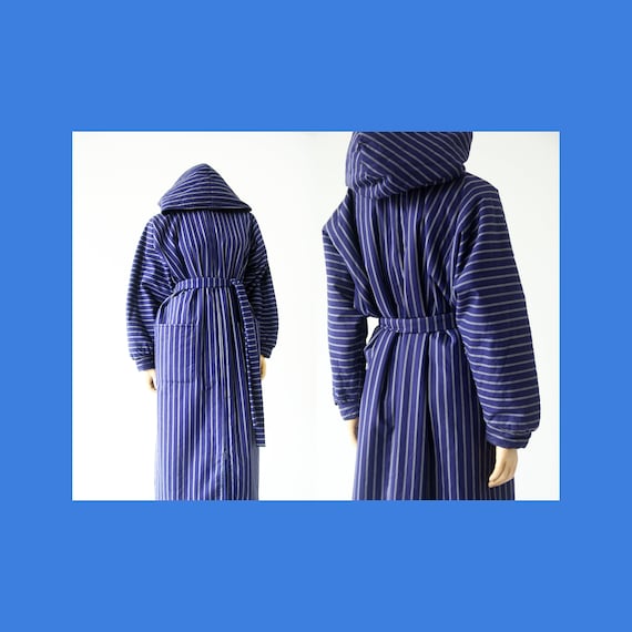 Vintage Vuokko Nurmesniemi striped long parka coat