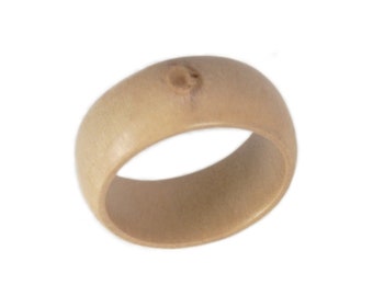 Bague en bois "La prune unie"