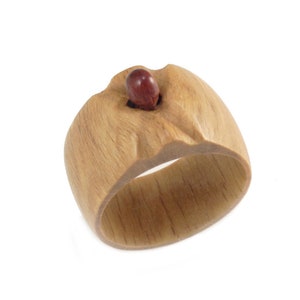 wooden ring &quot;The Pink Beech&quot;