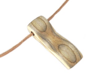 Pendentif en bois "La Chatoyante"