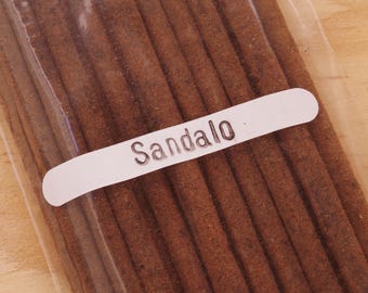 20 sticks Sandalwood Incense Handrolled in Mexico Long Duration 1.5 hours