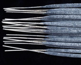 20 varillas de incienso de copal blanco maya de lujo enrolladas a mano en Chiapas, México