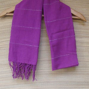 Rebozo Shawl Handwoven Cotton from Mexico