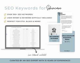 Palabras clave SEO para cuidado de la piel / Belleza y bienestar SEO / Investigación de palabras clave