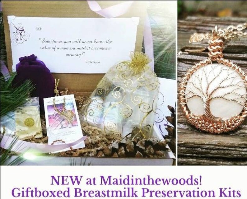 Breastmilk Preservation Kit For Keepsake Jewelry Creations Perfect for Maidinthewoods Wire-wrapping or other DIY Creations image 3