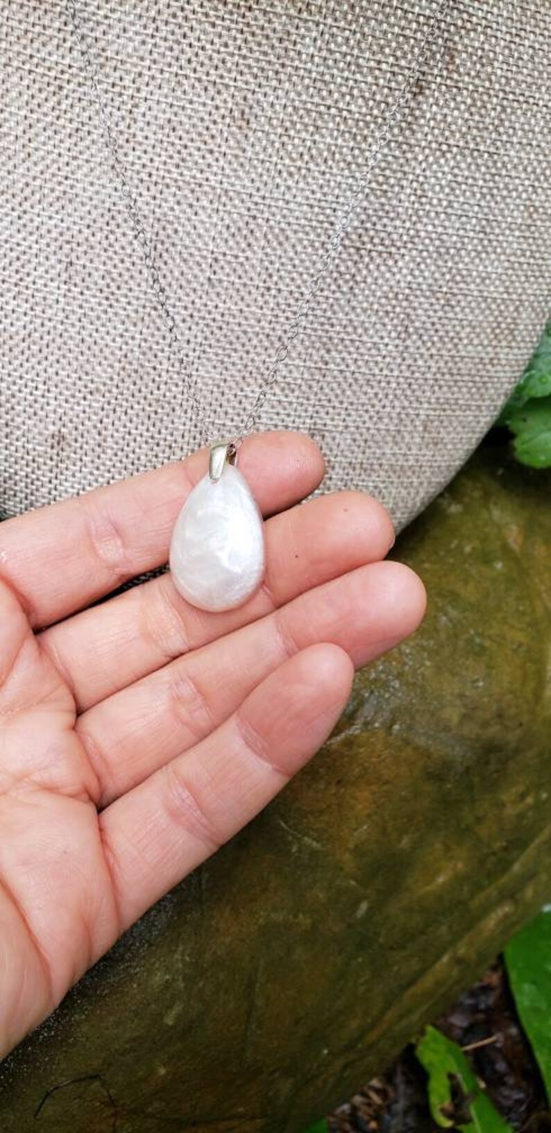 NEW! Teardrop Shaped Breastmilk DIY Add On Project Option to the Maidinthewoods Preservation and Casting Kit...Includes Mold and SS Chain Op 