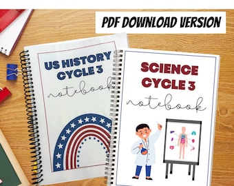 Cycle 3 Classical Conversations - Science AND History Notebook -Journal - Memory Work - PDF DOWNLOAD