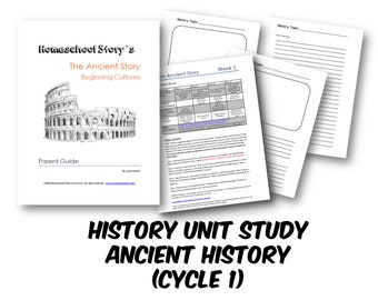 Alte Geschichte & beginnende Kulturen - Geschichtsunterricht - 24 Wochen (INSTANT DOWNLOAD)