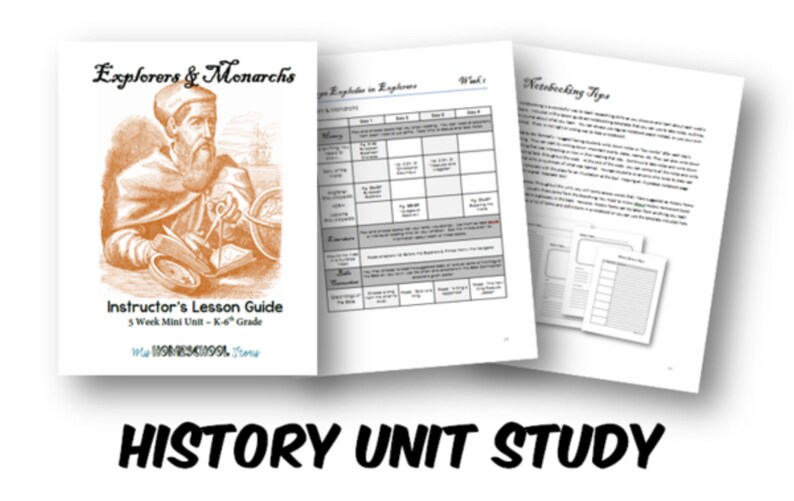 Middle Ages: Explorers & Monarchs- History Lesson Plans - 5 Weeks ...