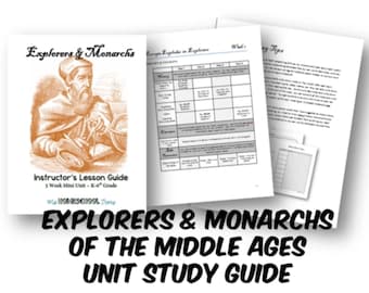 Mittelalter: Entdecker & Monarchen - Geschichtsunterricht - 5 Wochen (INSTANT DOWNLOAD)