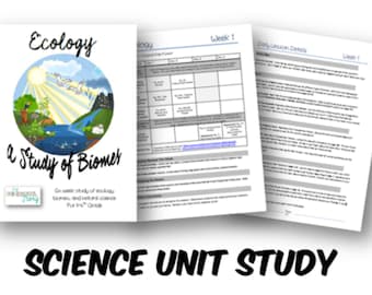 Ecology: A Study of Biomes- Science Unterrichtspläne - 6 Wochen (INSTANT DOWNLOAD)