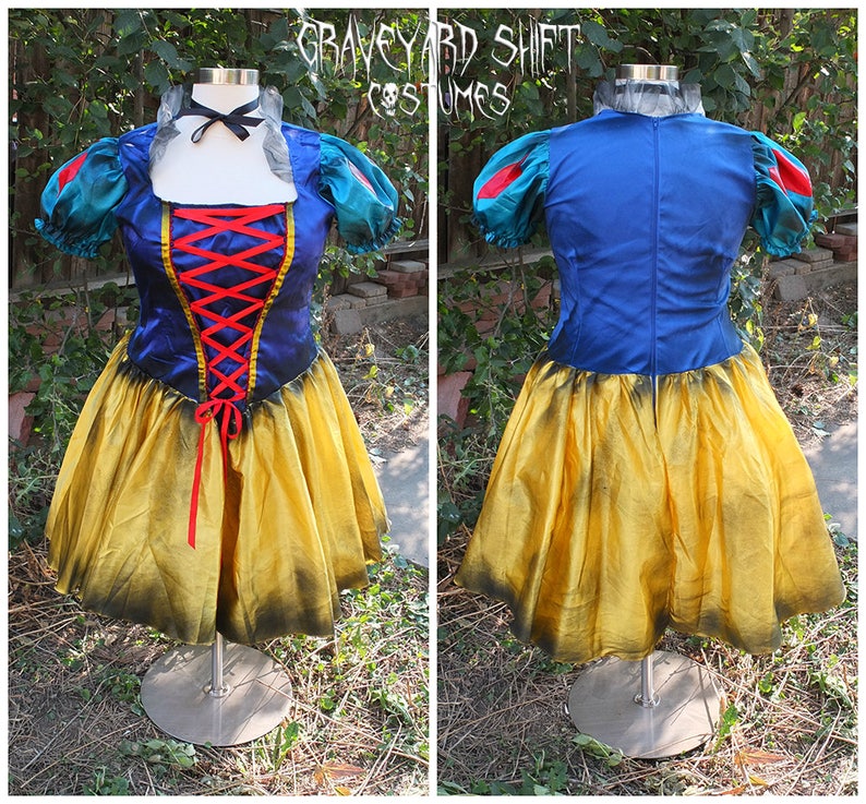 PLUS SIZE Zombie Snow White Costume 3X 4X Dead Snow White Dead Etsy