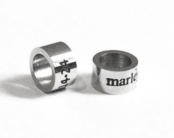 Ciondolo inciso, ciondolo personalizzato con nome o data speciale e messaggio personale, ciondolo con iniziali personalizzate, regalo sentimentale