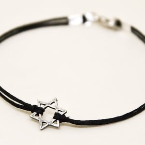 Red String Star of David Bracelet