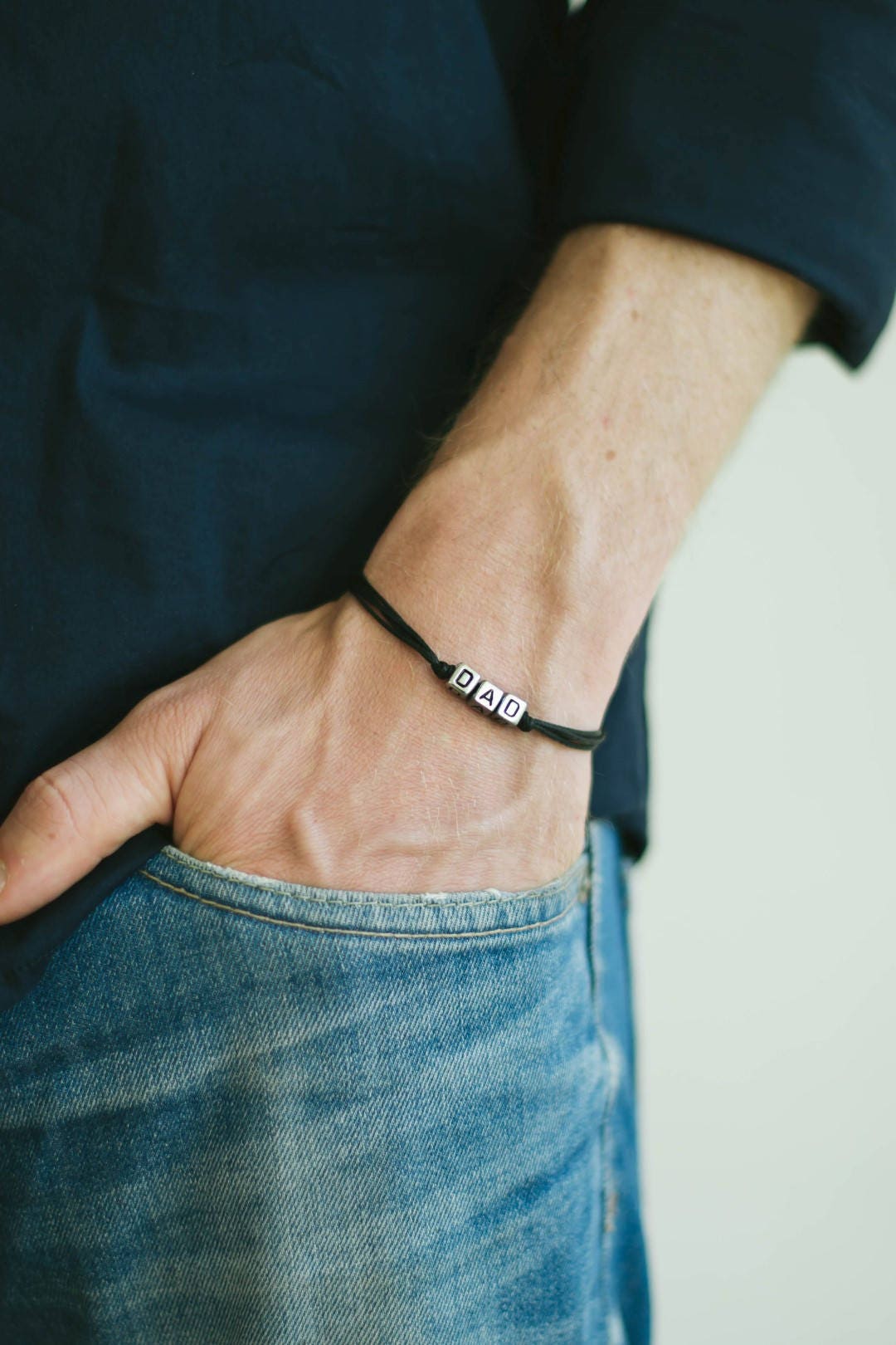 Men's Leather Bracelet - Engraved Dad Bracelet | Mens leather bracelet,  Bracelets for men, Leather bracelet