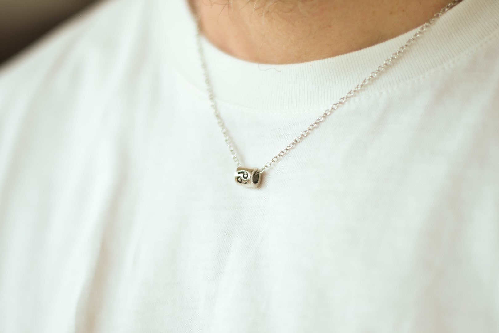 Zodiac Signs Necklace Cancer Sign Mens 