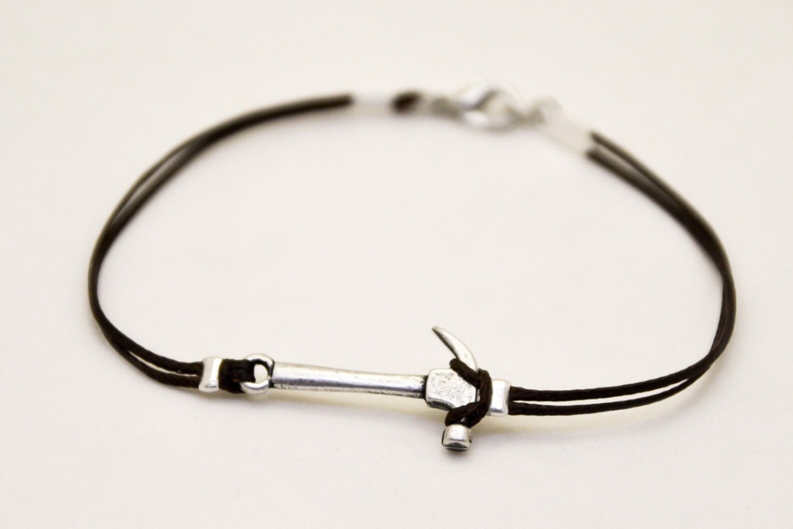 Hammer Bracelet Men's Bracelet Silver Hammer Charm Etsy