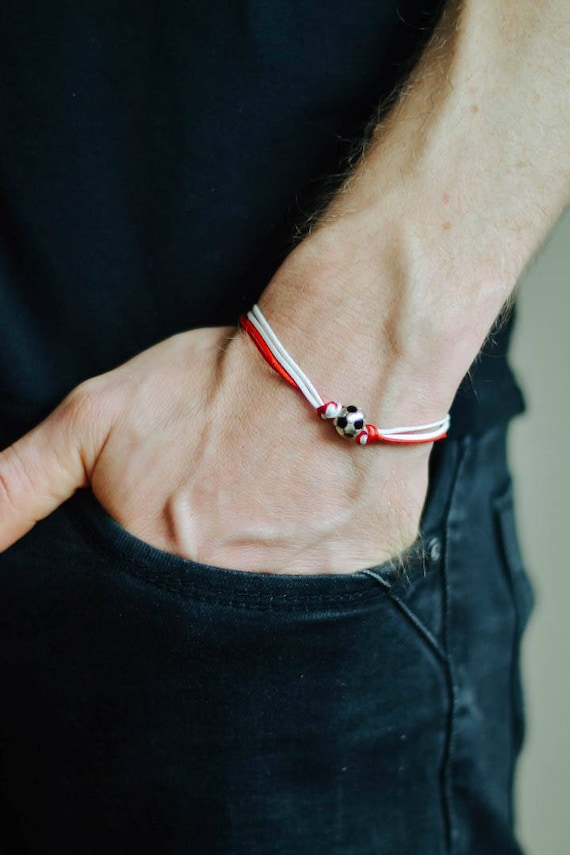 Soccer Bracelet for Men Sports Team Men's Bracelet | Etsy