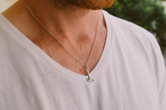 【WOOYOUNGMI】SILVER HAMMER PENDANT NECKLACE Silver Hammer Pendant Necklace - WOOYOUNGMI