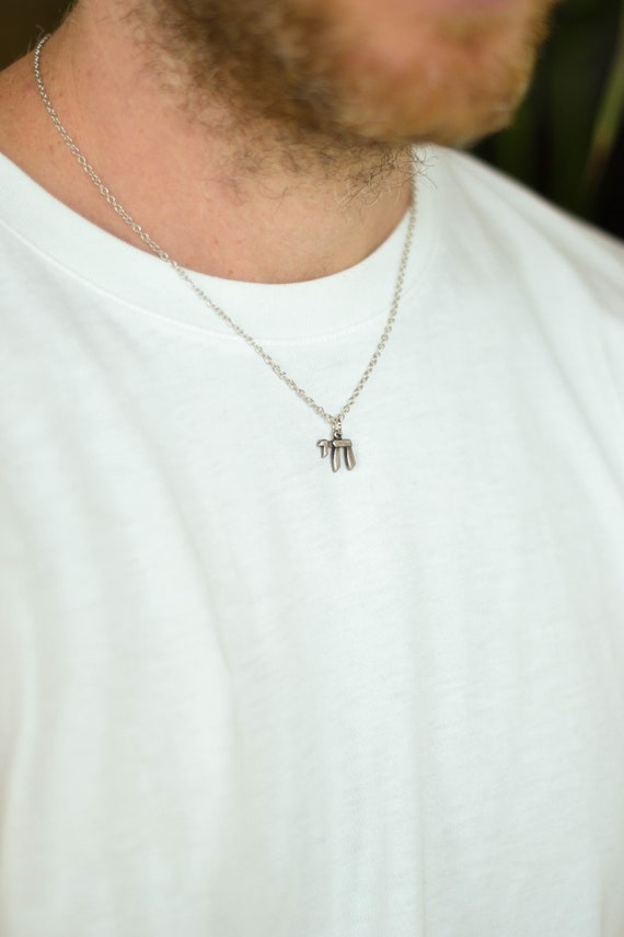 Chai on sale necklace mens