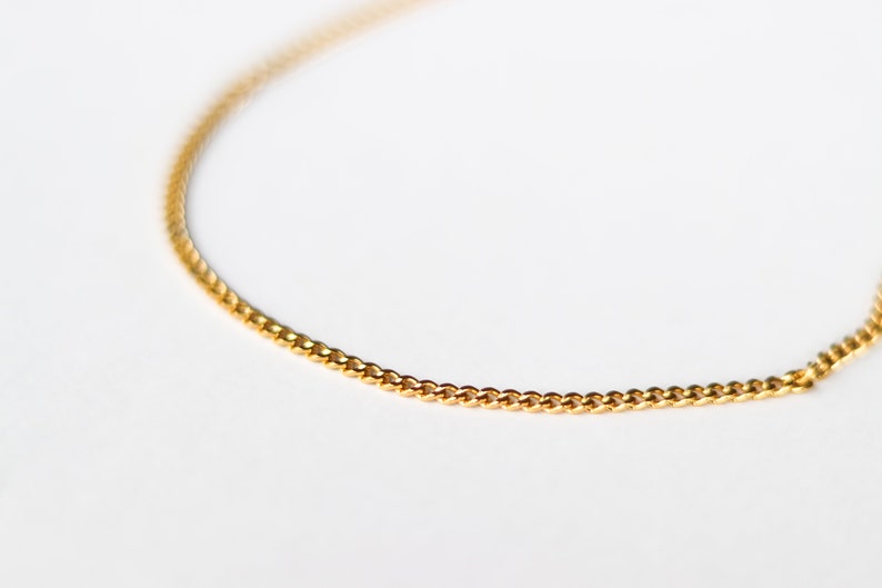 Anklet for men, man ankle bracelet, waterproof gold link chain anklet, gift for him, mens jewelry, minimalist anklet, fathers day, customise image 10