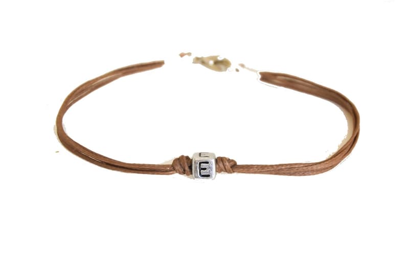 personalized initial name bracelet for men