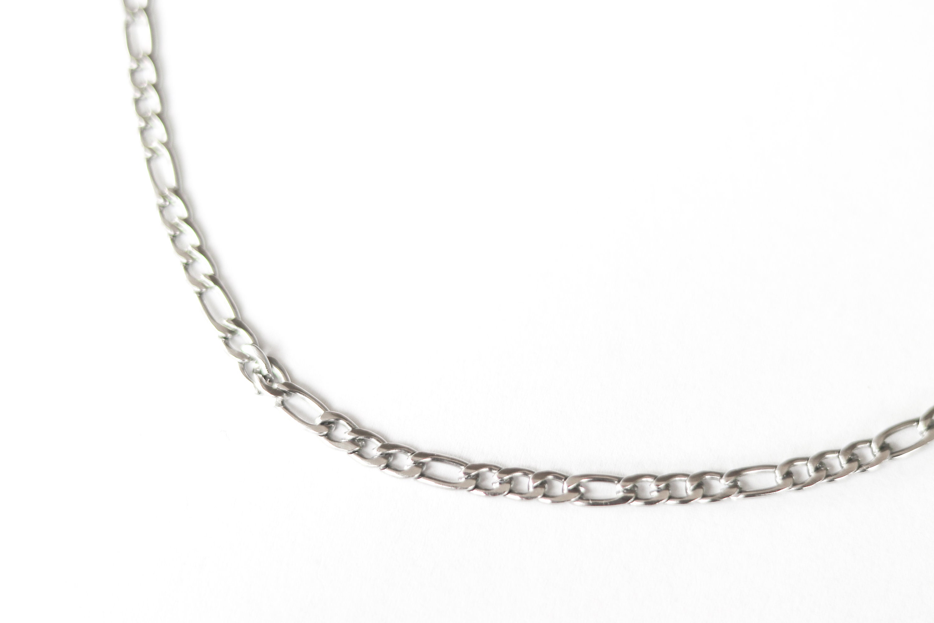 Silver Links Chain Necklace for Men Men 