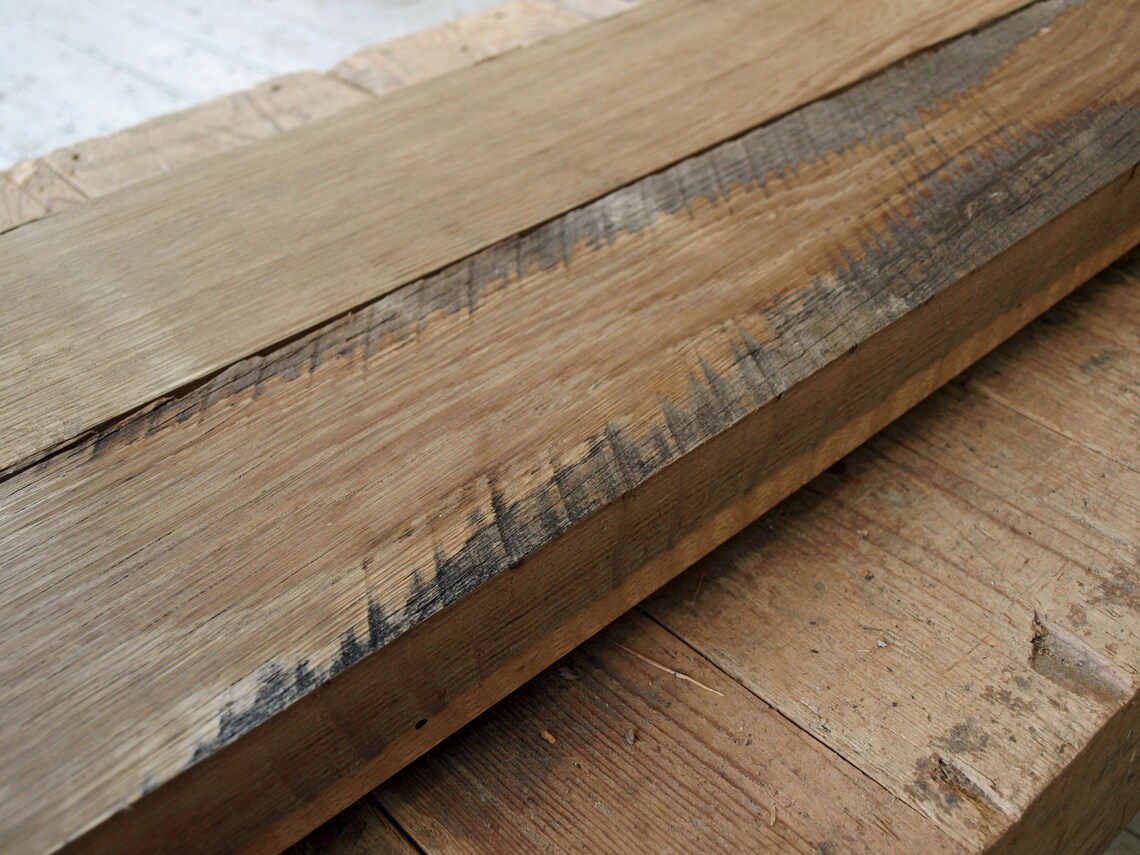 Planed Two by Six Reclaimed Oak Barnboards Barnwood Rustic Etsy