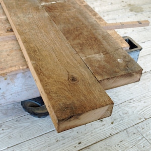 two by six  Reclaimed Oak Barnboards Barnwood, Rustic, Planks, DIY, (ORIGINAL)