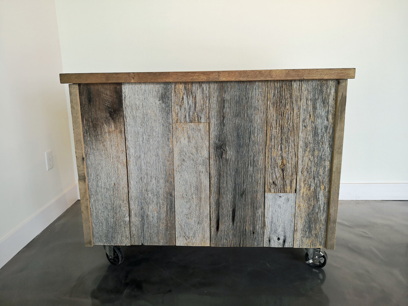 Rustic Reclaimed Oak Island Bar Counter Top Kitchen Island Etsy