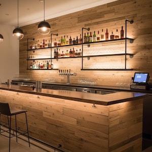 Reclaimed Barn Wood Wall Planks - DIY Shiplap Kit - Antique Oak Lumber for Accent Wall