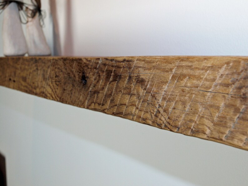 Rustic Reclaimed Pine Floating Shelf Shelves Antique Etsy