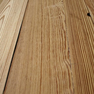 Spectacular Antique Heart Pine in Premium Grade Lumber. Surface Planed & Ripped Edges for easy DIY Projects. Reclaimed Heart of Pine Boards image 3