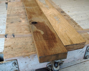 planed two by six  Reclaimed Oak Barnboards Barnwood, Rustic, Planks, DIY, (PARTIALLY PLANED)